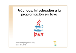 Introducción a la programación en Java